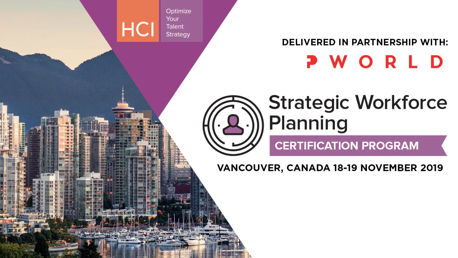 Strategic Workforce Planning Certification Program Vancouver