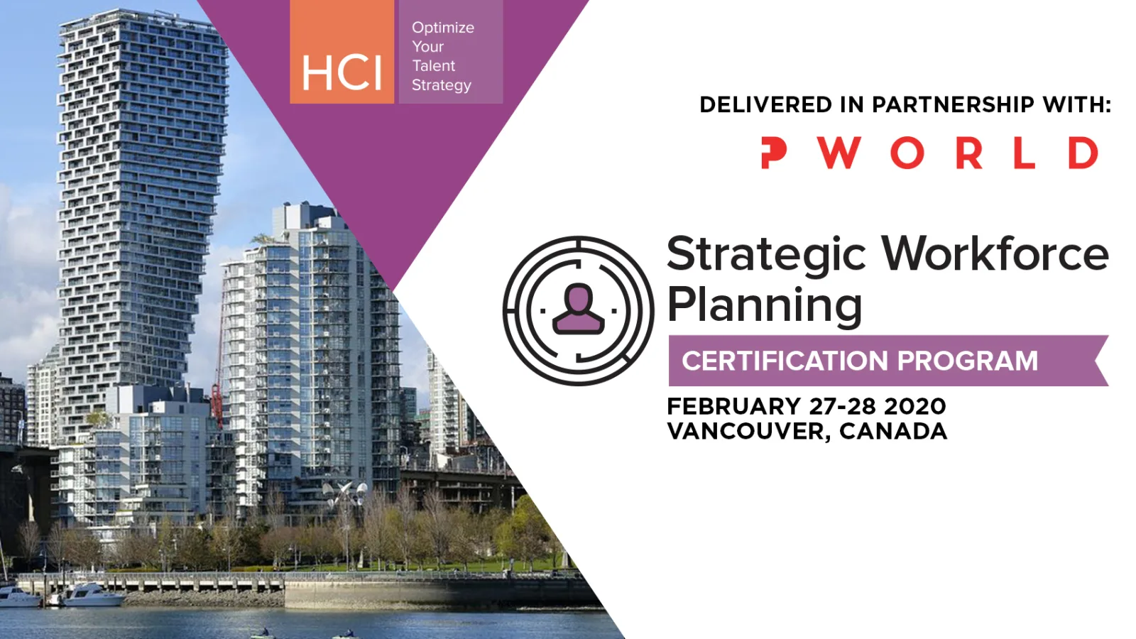 Strategic Workforce Planning Certification Program SWP Vancouver