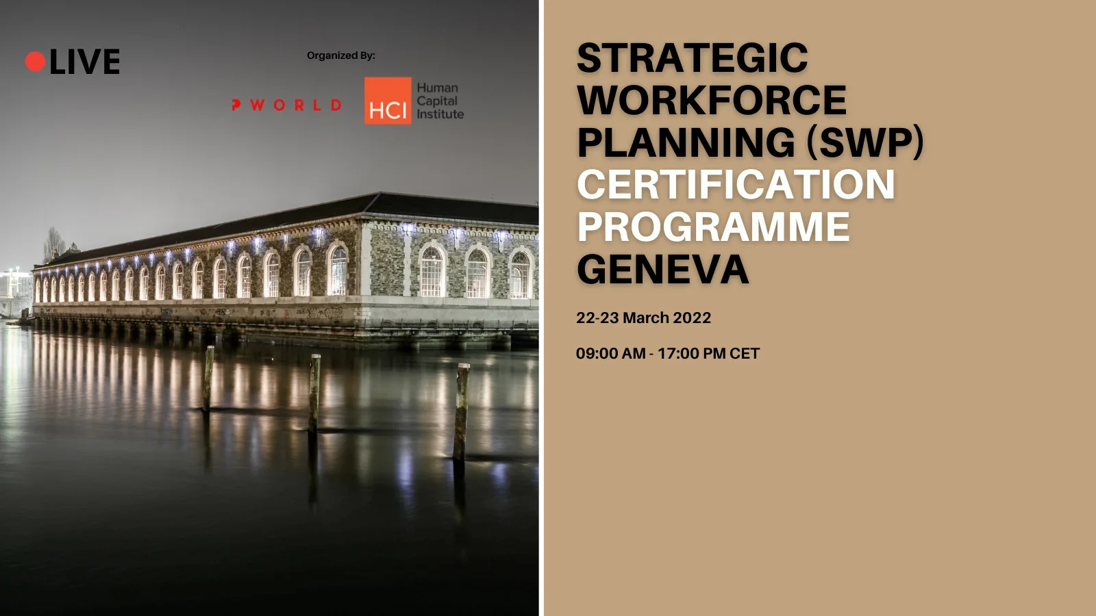 Strategic Workforce Planning Certification Program (SWP) Geneva