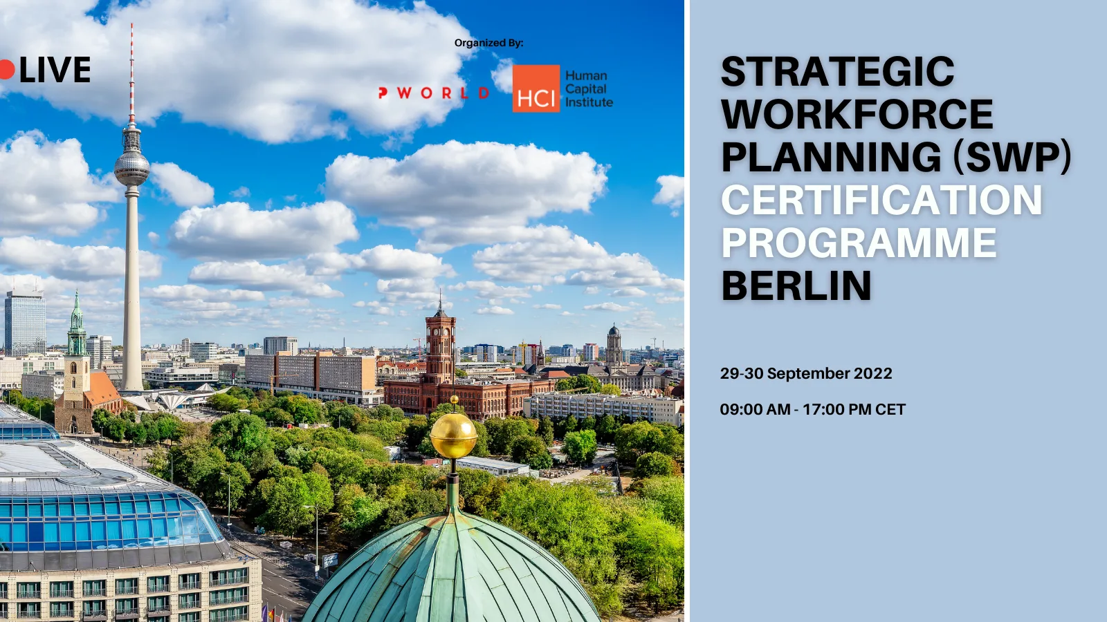 Strategic Workforce Planning Certification Program (SWP) Berlin