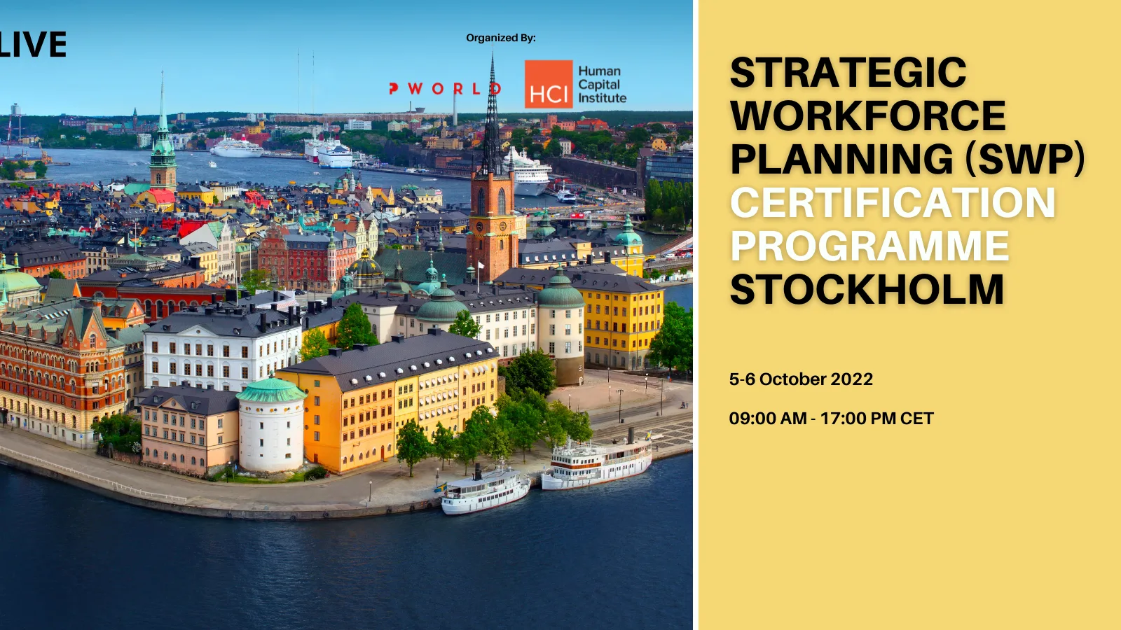 Strategic Workforce Planning Certification Program (SWP) Stockholm