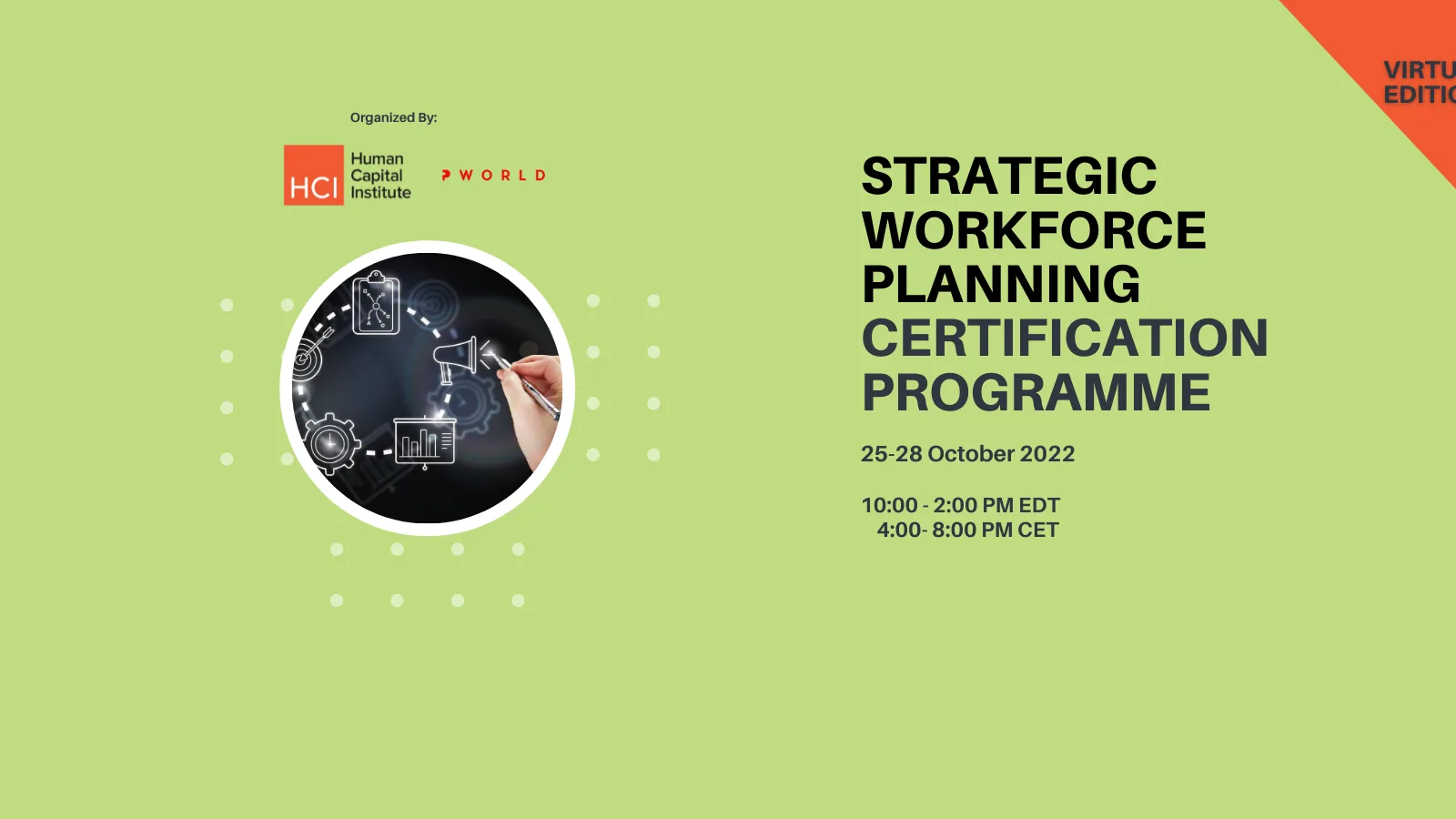 Strategic Workforce Planning Virtual Edition October 2022
