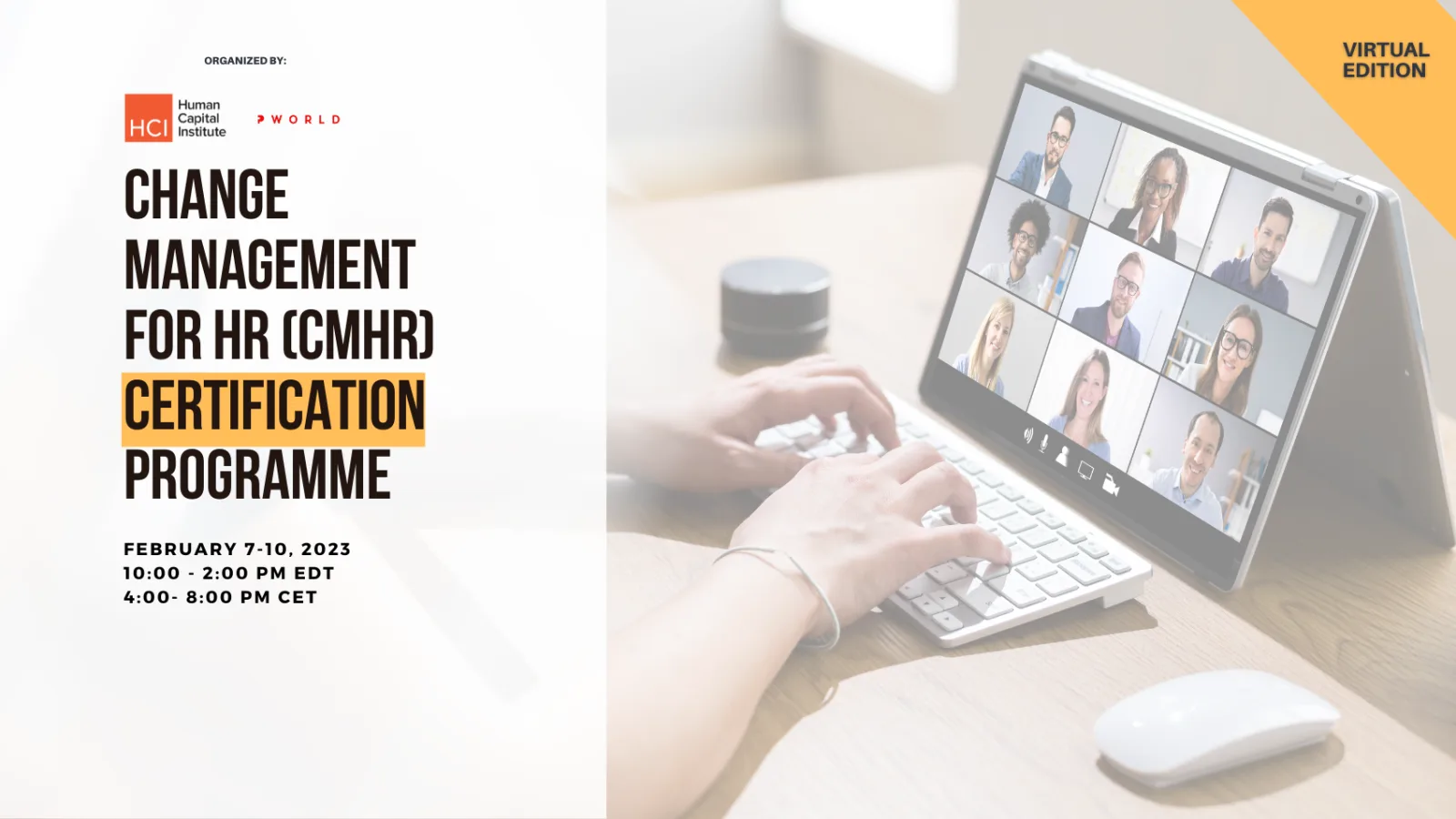 Virtual Change Management for HR (CMHR) Certification February