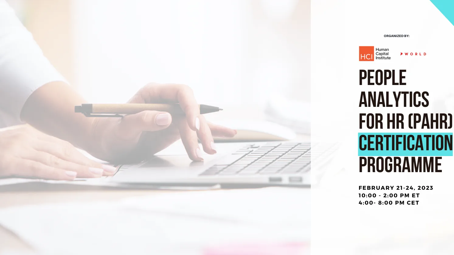 People Analytics for HR (PAHR) Certification February 2023