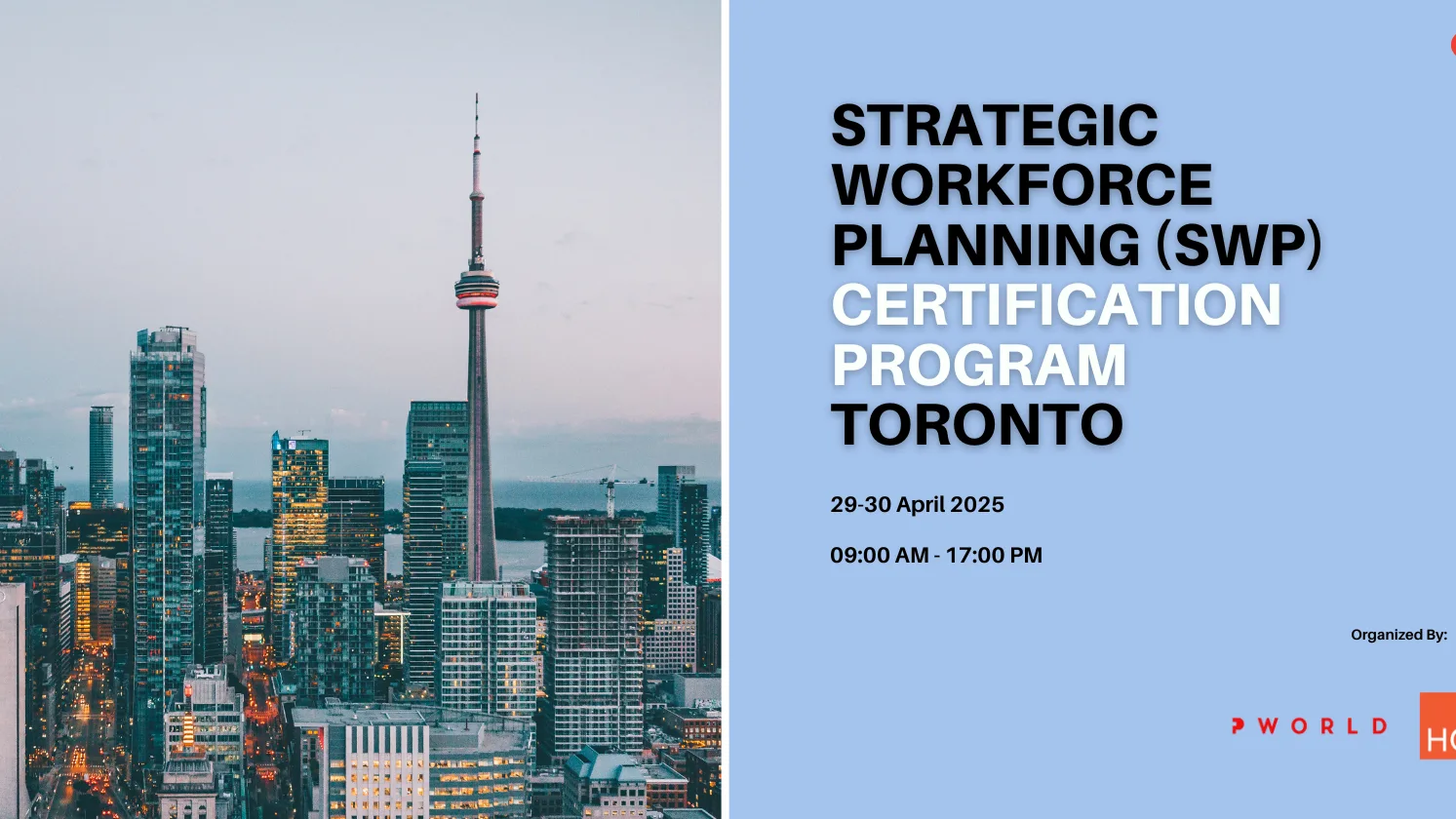 Strategic Workforce Planning Certification Program Toronto April 2025