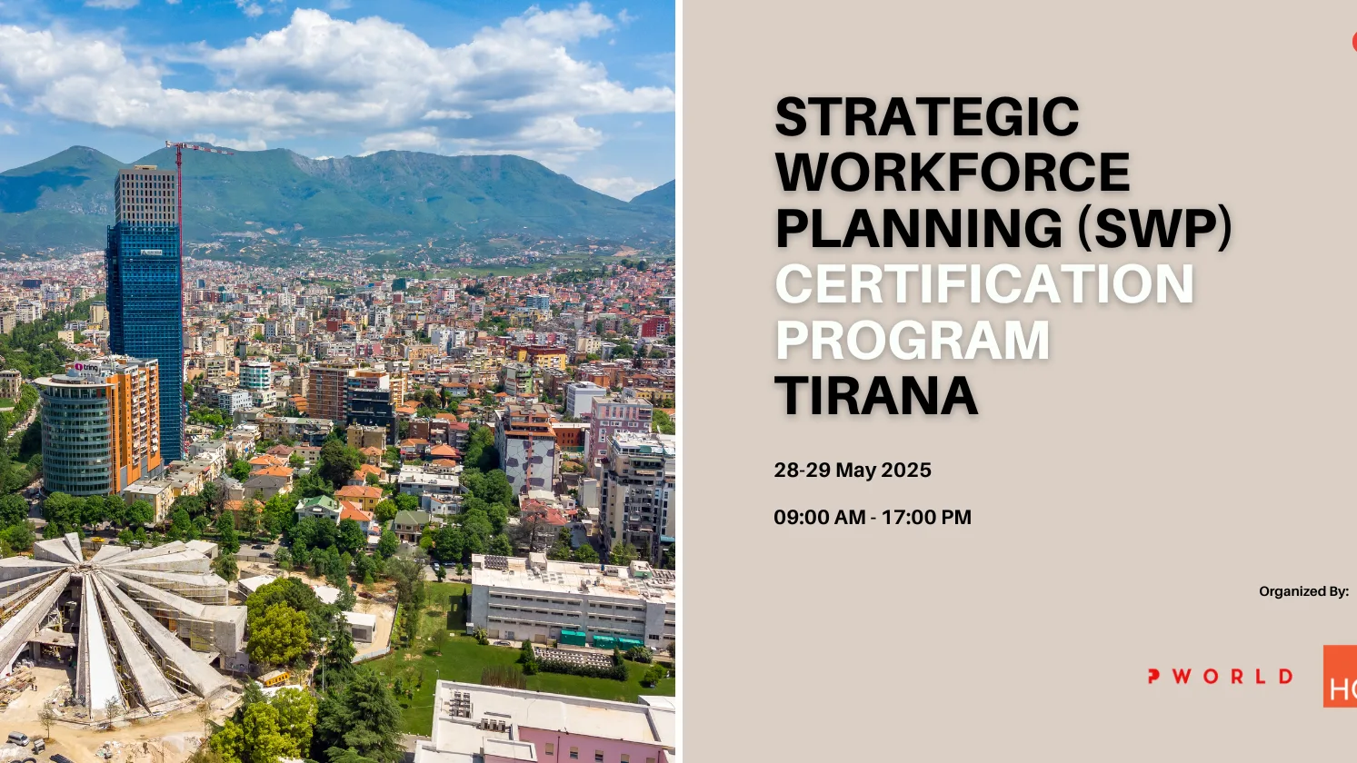 Strategic Workforce Planning Certification Program Tirana 2025