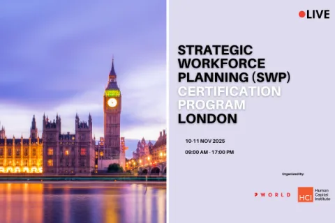 Strategic Workforce Planning Certification Program London 2025