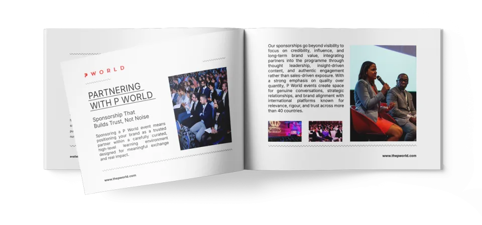 Sponsorship brochure mockup