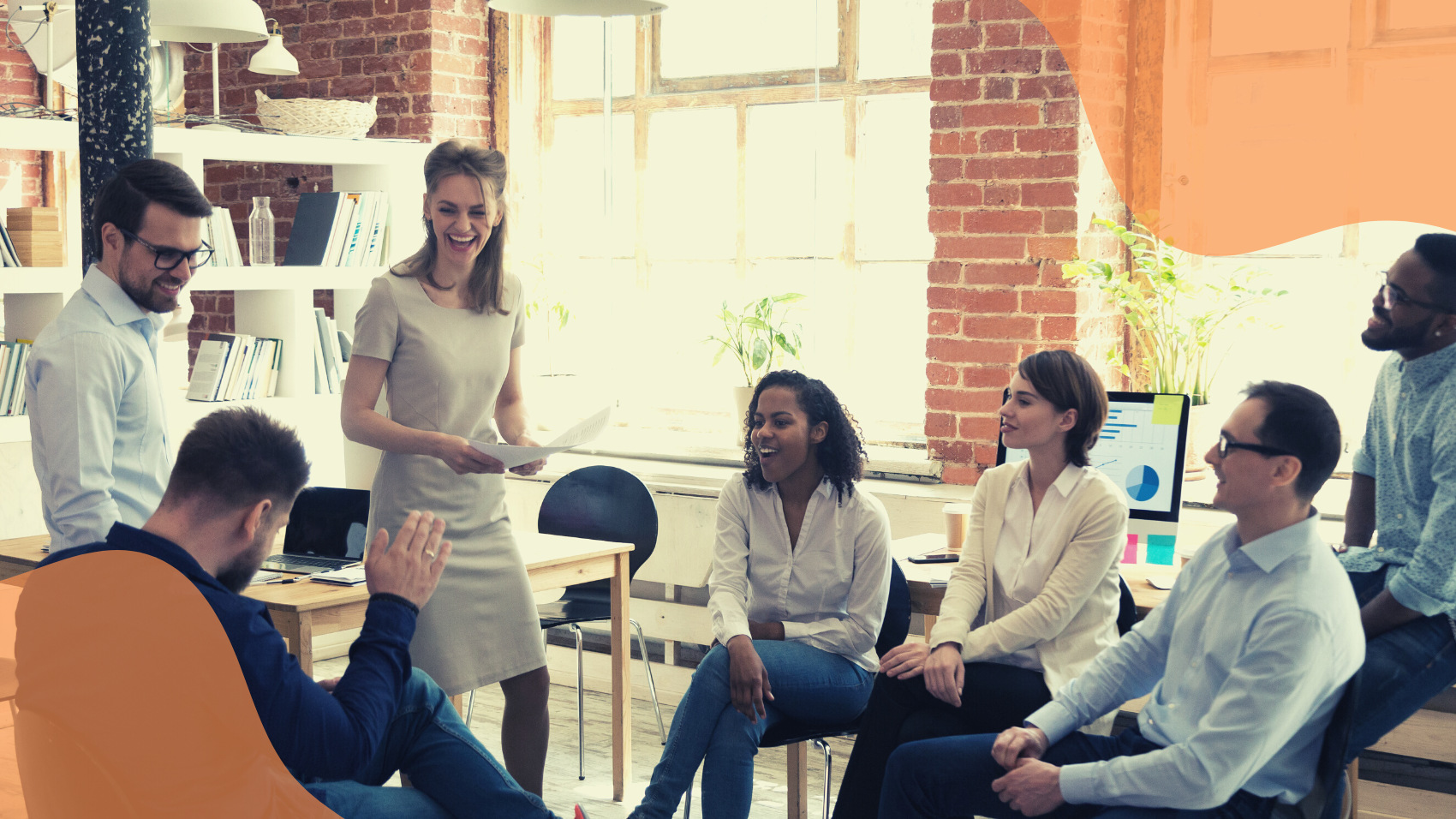 Team working on a project